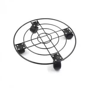 이동식 받침대 원형 33cm 철제 다용도 수납 선반