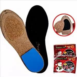 원적외선 발열 깔창 천연 코르크 깔창 사계절 겨울