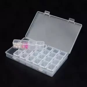 여행용소품케이스 악세사리보관함 개별 수납케이스 28칸 다용도 미니수납함