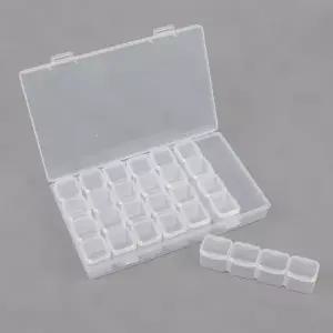 미니수납함 여행용소품케이스 28칸 개별 수납케이스 다용도