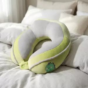 [모아픽] 여행용 목쿠션 캐릭터 목베개 휴대용 기내용 목베개 차량용