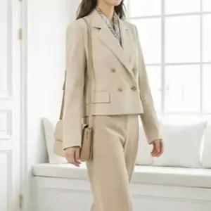 [다잇템] 여자 마후라 코디 투버튼 세트 탱크 자켓