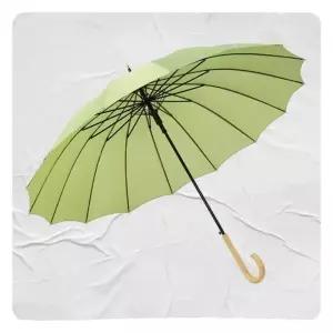 장우산 판촉물 심플한 자동 나무 판촉 고급우산 우산