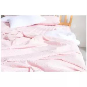 신혼집 핑크 시원한 시어서커 덮는 홋이불 통풍 이불교체 얇은덮개 Q침대 인기