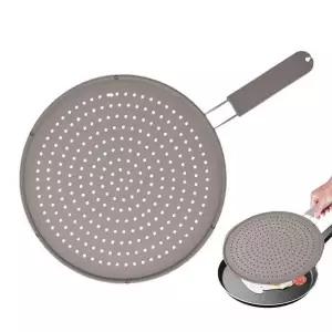 실리콘 기름튐방지 핸들 덮개 1P 후라이팬 커버 뚜껑 후라이팬덮개