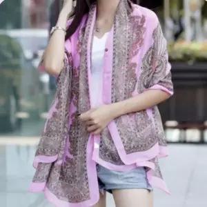 여성 쉬폰 숄 가디건 여름 가벼운 겉옷 루즈핏 블라우스 케이프