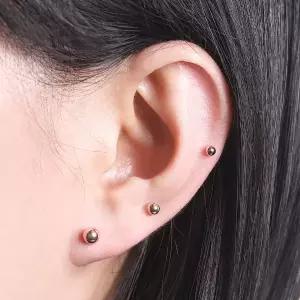 [라울스톤] 14K 베이직 5mm 로즈골드 볼 금 피어싱