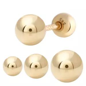 [라울스톤] 14K 베이직 3mm 옐로골드 볼 금 피어싱