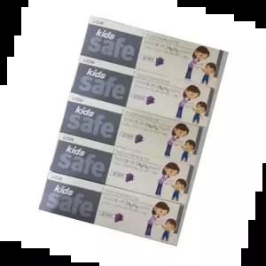 칼슘함유 키즈세이프 치약 포도향 5개입 90g