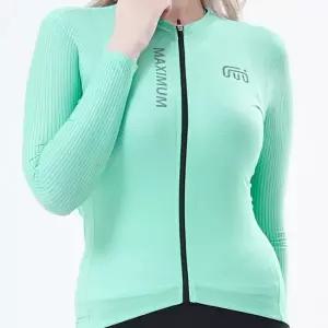 MAXIMUM Pro 라이딩 여성전용 자전거 긴팔져지 MAXWUP05 민트