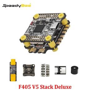 SpeedyBee F405 V5 스택 표준 비행 컨트롤러 - FPV 드론 및 레이싱 쿼드콥터용 고성능 FC