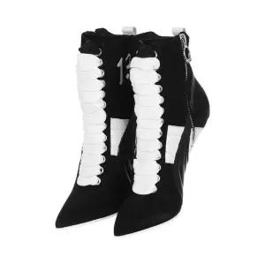 푸마 펜티 스웨이드 하이 힐 블랙 화이트 363706-01