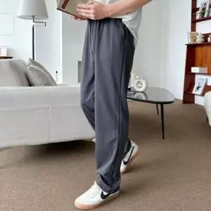 남자 편한 트레이닝 츄리닝 일자 팬츠 캐주얼 밴딩 바지 일자바지