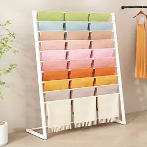 디스플레이 천 직물 이동식 원단걸이 배경 포장지거치대