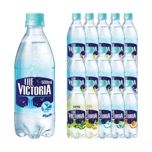 웅진식품 더 빅토리아 16가지맛(플레인 레몬 청포도 파인애플 라임 자두 복숭아 자몽 배 유자 밸런스핏 초록매실 애플셔벗 애플망고 썸머 청귤) 16개, 500ml