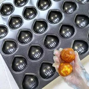밤모양 모양틀 몰드 대형 마들렌 베이킹 40구 업소용 상하이 빵틀 팬 제과용 밤틀