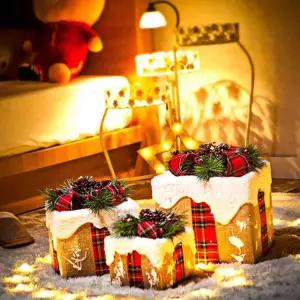 선물상자 크리스마스 성탄절 인테리어소품 상자박스 장식용품 장식품