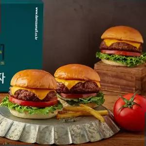 3인분 치즈 담짜몰 햄버거 정통 미국식 수제 수제버거 밀키트