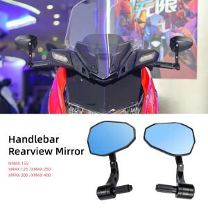 바이크 오토바이 사이드 미러 Yamaha NMAX 155 XMAX125 250 300 400 ABS 액세서리 조정  CNC 알루미늄 핸들