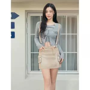 [롯데백화점]에고이스트 [CAPSULE LINE] 레터링 슬리브리스 니트 베스트