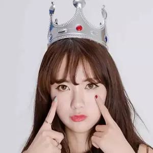 할로윈 머리띠 왕자 코스튬 파티 할로윈 왕관 축제 어린이 학생 무대 공주 초등 실버 성인