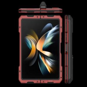 [호환품]R-just 러기드 아머 360 풀 모바일 폰 케이스 삼성 호환 갤럭시 호환 Z 폴드 6 7 4 5 메탈 알루미