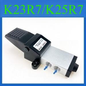 K25R7-8 5/2 풋 페달 밸브 - 산업 기계 및 자동화의 공기 실린더 제어용 공압 스위치