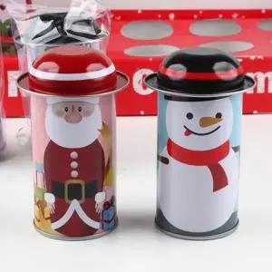 크리스마스 학원 팬시 선물 모자쓴 틴케이스 15개 [ALQ7124]