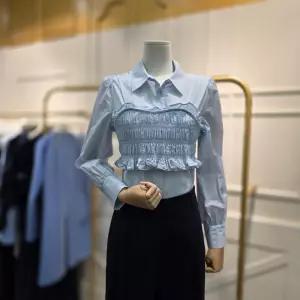 스모킹 뷔스티에 레이어드 블라우스 ER1WB760SB_CA