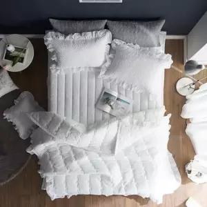 여름이불세트 퓨어 리플 여름 이불패드세트 Q 화이트 간절기 침구