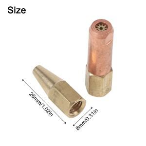 H012 산소 프로판 아세틸렌 토치용 용접 노즐 10개 메탈 절단 및 프라이밍 작업용으로 설계됨