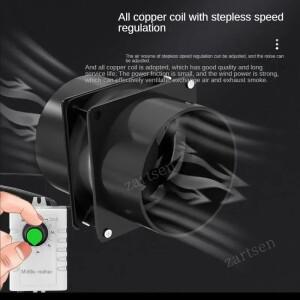 USB 속도 조절 가능 납땜 연기 흡수기 ESD 추출기 선풍기 파이프 덕트 배기 1M 욕조 환기