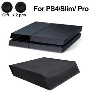 소니호환 플레이 스테이션 4 게임 콘솔 컨트롤러 용 PS4 Slim/Pro 소프트 방진 커버 케이스 Pro 캔버스 슬