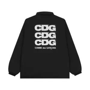 CDG 로고 코치 자켓 블랙 SZ-J004-051-1