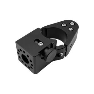 직경 32mm 범용 GNSS GPS 레인지 폴 크래들 브래킷 클램프(카본 파이버 센터 홀더 마운트용 나침반 포함)