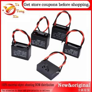 1pcs CBB61 시동 커패시턴스 AC 팬 커패시터 450V 모터 구동 1UF 3UF