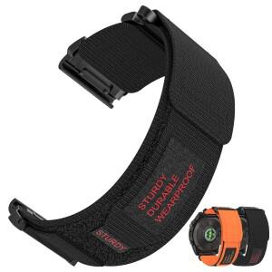 Garmin Tactix 8 7 Pro Delta Bravo Quatix 7X Solar 7 6 5 Sapphire tinct 2X용 QuickFit 22mm 나일론 밴
