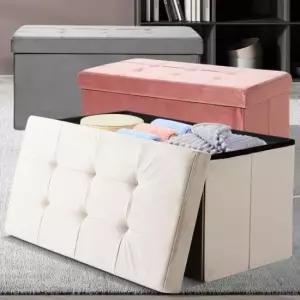 쇼파발받침 스툴 대 긴스툴 벤치 수납형의자 가죽쿠션