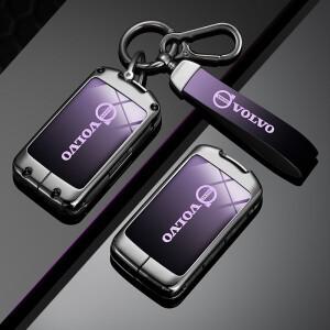 스틸 자동차 스마트 호환 원격 키 포브 케이스 커버 거치대 쉘 볼보 호환 S60 S90 XC40 V60 V90 T5 T6 T8