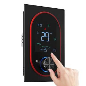 집스마트 호환 온도조절기 물 전기 난방 가스 보일러 AC VA 디지털 터치 스크린 온도 컨트롤러