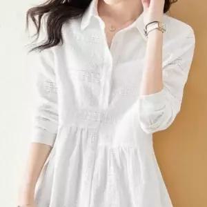 [옷은날개] 레이스 블라우스 펀칭