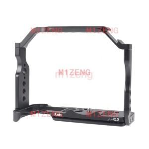 스틸 토끼 케이지 리그 핸들 필름 암 지지대 브래킷 스태빌라이저 캐논 호환 EOSR10 카메라 비디오 LED 삼