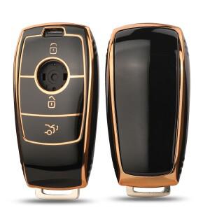 [호환품]Jingyuqin 메르세데스 벤츠 호환  E 클래스 W213 S 스마트 호환 키  TPU 자동차 키 쉘 케이스 Fob
