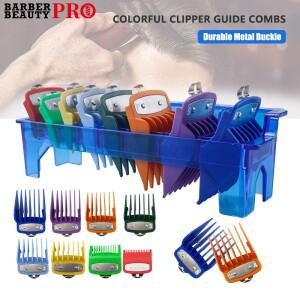 Wahl 트리머 커팅 가이드 빗 이발사 살롱 액세서리 용 상자 8PC 전문 범용 헤어 클리퍼 제한