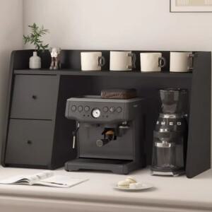 커피머신 먼지컵 홀더 데스크탑 컵 보관함 정리함 식탁 옆 캐비닛 물컵 배치 랙 서랍장