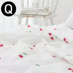체리 시어서커 여름 이불 퀸 Q (화이트) 이불 간절기이불