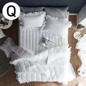 퓨어프릴 여름 이불 패드세트 퀸 화이트 베개솜 이불