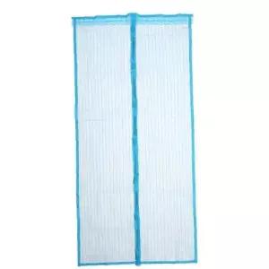 현관문 자석 모기장 100cm 블루방충망 중문방충망 발방충 붙이는