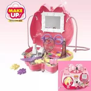 소꿉놀이 메이크업 화장 소꿉 역할놀이 가방세트 핑크