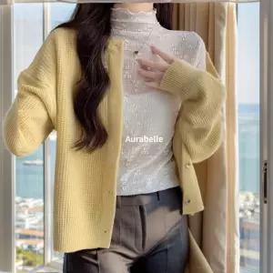 브라탑 아우라벨르 아이보리 시스루블라우스 정장이너 레이스티셔츠 꽃별 쉬폰 해변룩 나시타이